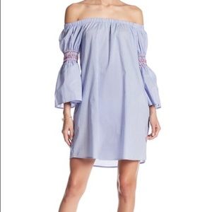 NWOT Flying Tomato | Striped Off-Shoulder Dress